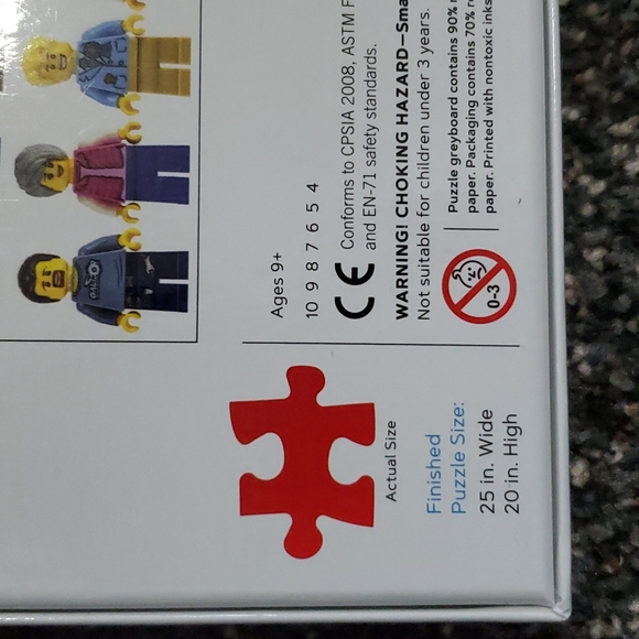 LEGO Minfig Puzzle NEW! Unopened 1000 Pc. Minifigure & Poster Ages 9+ - Picture 9 of 12
